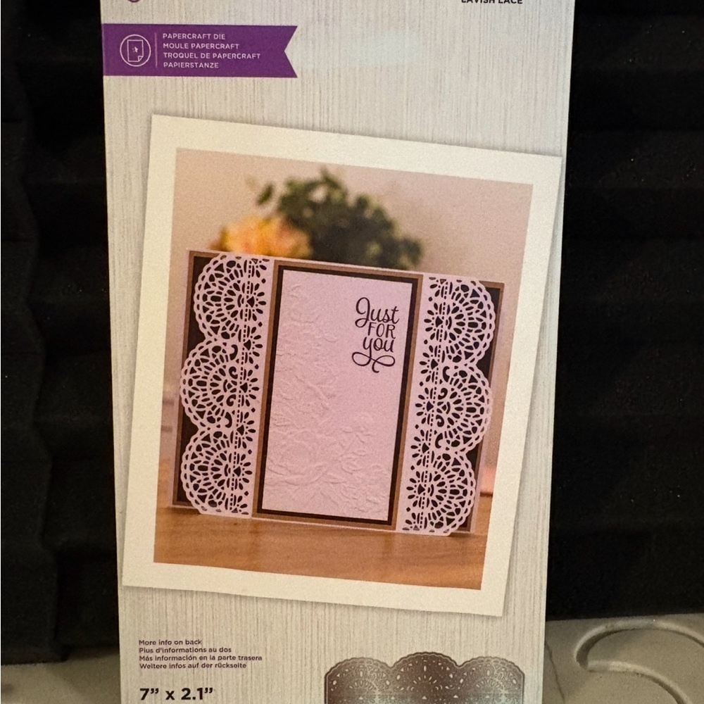 Gemini Elegant Lace Papercraft Card